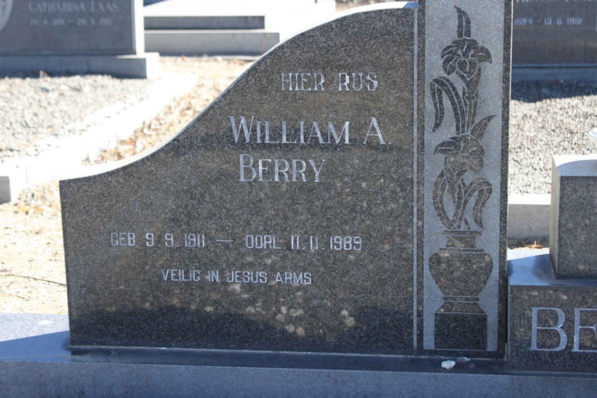 BERRY William A. 1911-1989 & Maria C.R. LOTZ 1907-1982 _1