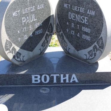 BOTHA Paul 1954-1990 :: Denise 1980-1990