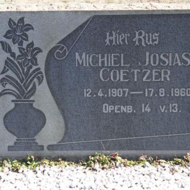 COETZER Michiel Josias 1907-1960