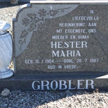GROBLER Hester Maria 1904-1987