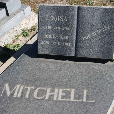 MITCHELL Louisa nee VAN DYK  1886-1968