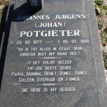 POTGIETER Johannes Jurgens 1977-1998