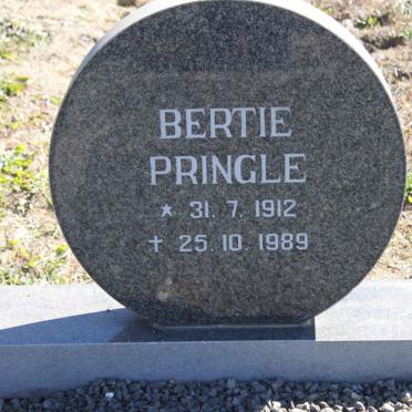 PRINGLE Bertie 1912-1989