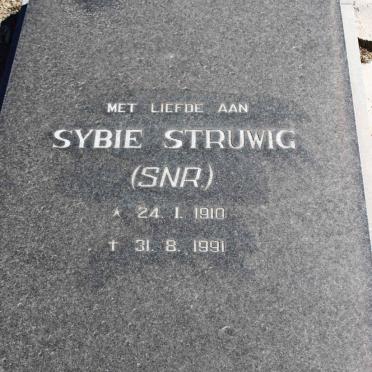 STRUWIG Sybie 1910-1991