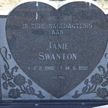 SWANTON Janie 1905-1992