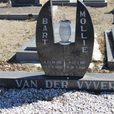 VYVER Bart, van der 1911-1988 &amp; Mollie 1915-1988