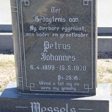 WESSELS Petrus Johannes 1899-1970