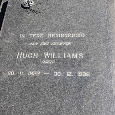 WILLIAMS Hugh 1922-1982