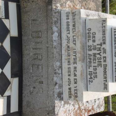 LOURENS Thysie 1935-1942