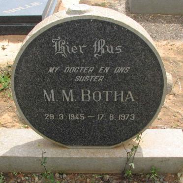 BOTHA M.M. 1945-1973