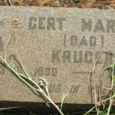 Kruger Gert Martin 1890-19?3