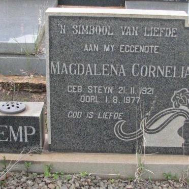 KEMP Magdalena Cornelia nee STEYN 1921-1977