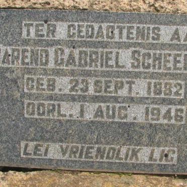 SCHEEPERS Barend Gabriel 1882-1946