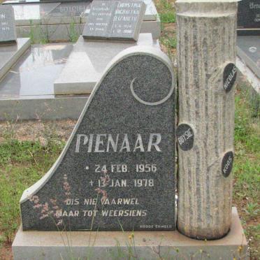 PIENAAR Boysie Nicolas Koos 1956-1978