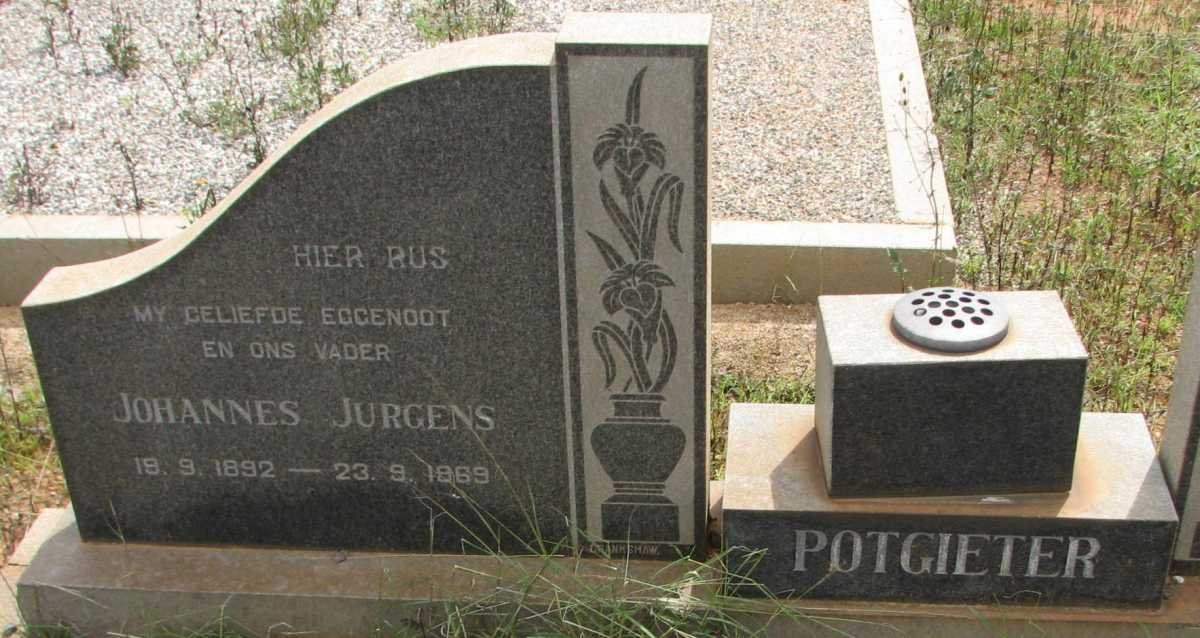 POTGIETER Johannes Jurgens 1892-1969