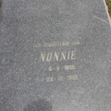 JORDAAN Nonnie 1950-1982