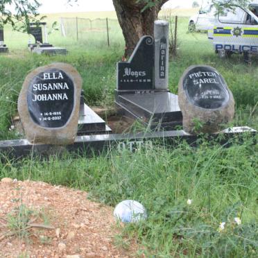 OTTO Pieter Sarel 1930-2002 &amp; Ella Susanna Johanna 1935-2007