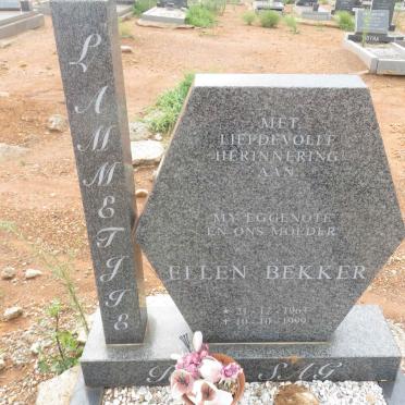 BEKKER Ellen 1963-1999
