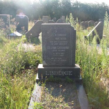 LINDEQUE Gezina Catharina nee GOUWS 1887-1967