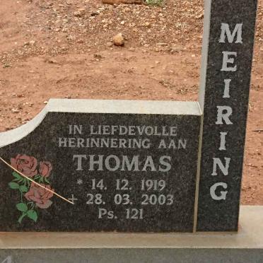 MEIRING Thomas 1919-2003