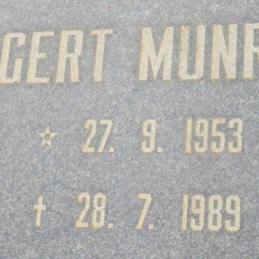 MUNRO Gert 1953-1989