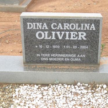 OLIVIER Dina Carolina 1930-2004