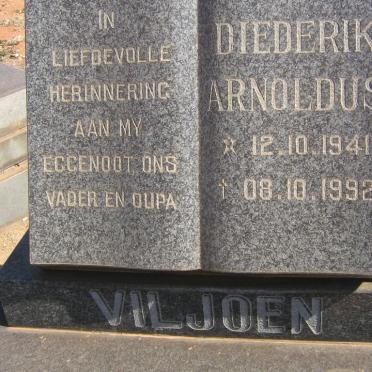 VILJOEN Diederik Arnoldus 1941-1992