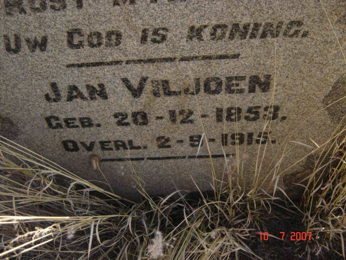 VILJOEN Jan 1853-1915