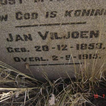 VILJOEN Jan 1853-1915