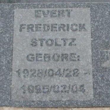 STOLTZ Evert Frederick 1928-1995