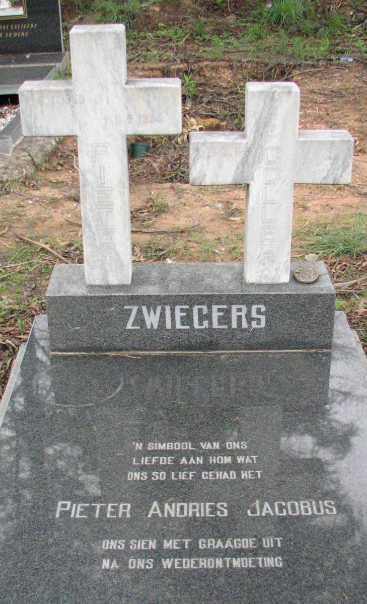 ZWIEGERS Pieter Andries Jacobus