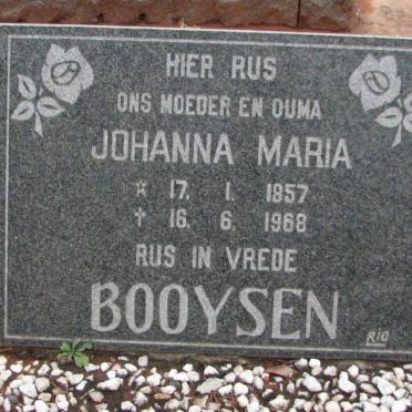 BOOYSEN Johanna Maria 1857-1968