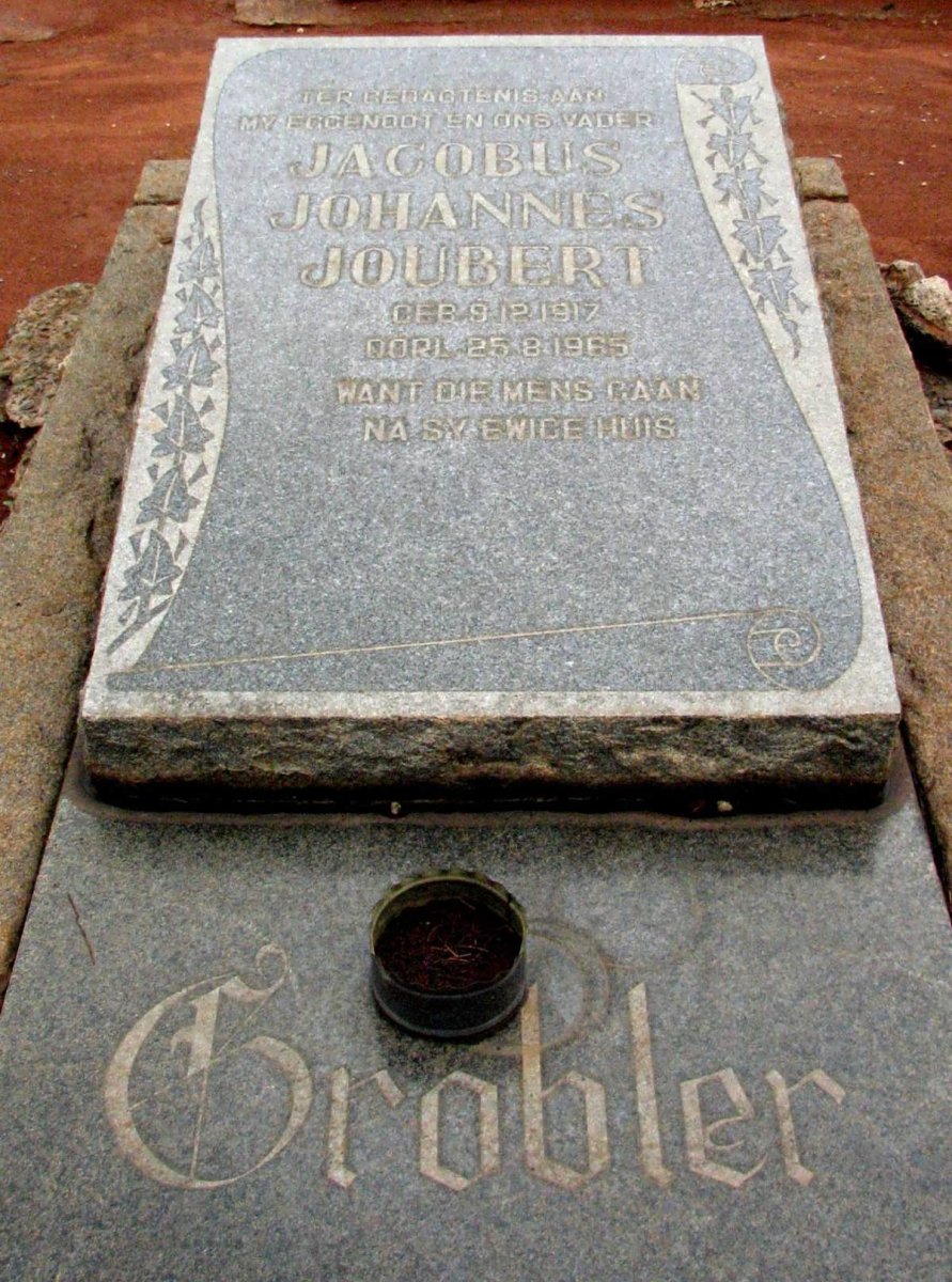 GROBLER Jacobus Johannes Joubert 1917-1965