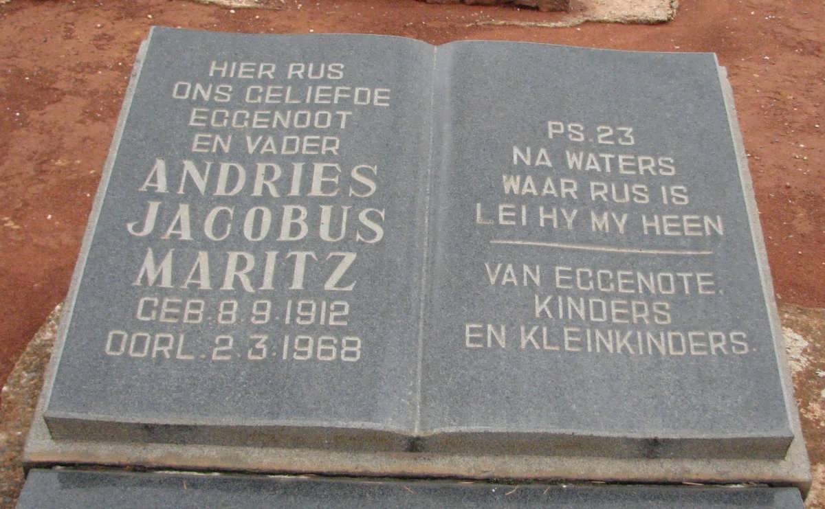 MARITZ Andries Jacobus 1912-1968