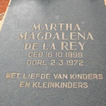 REY Martha Magdalena, de la 1899-1972