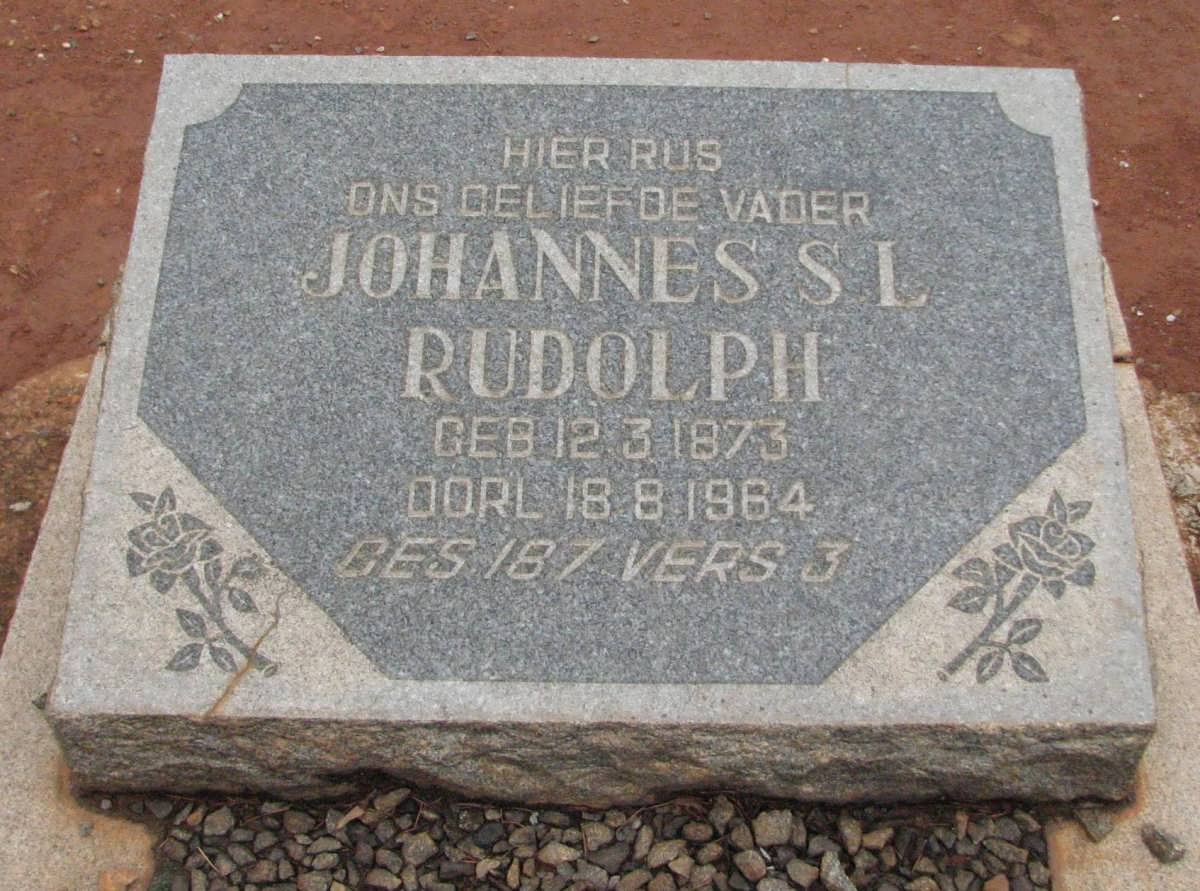 RUDOLPH Johannes S.L. 1873-1964