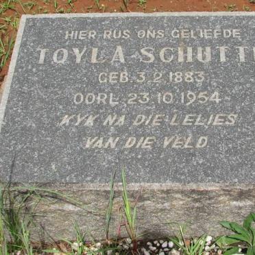 SCHUTTE Toyla 1883-1954