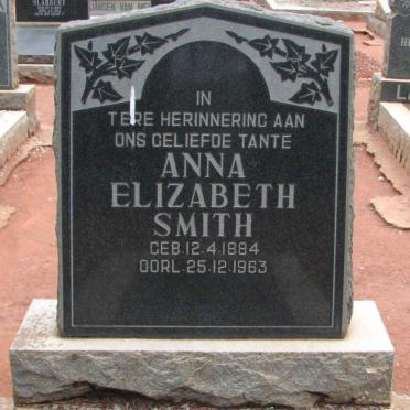 SMITH Anna Elizabeth 1884-1963