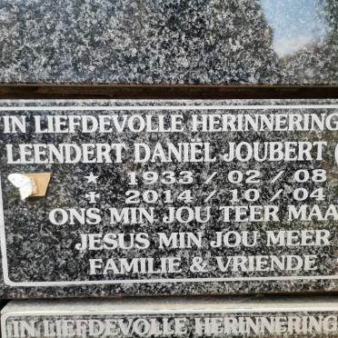 JOUBERT Leendert Daniel 1933-2014