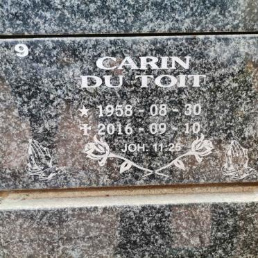 TOIT Carin, du 1958-2016