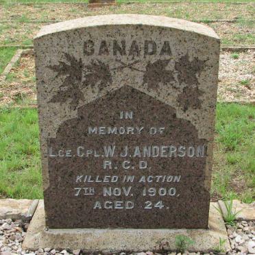 ANDERSON W.J. -1900