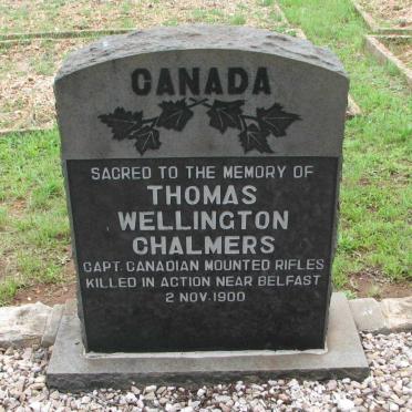 CHALMERS Thomas Wellington -1900