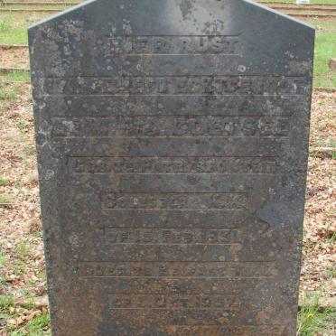 COETSEE M.P.A. 1851-1907