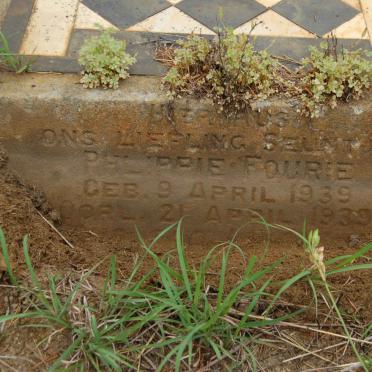 FOURIE Philippie 1939-1939 