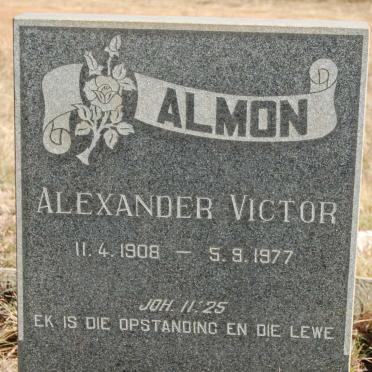 ALMON Alexander Victor 1908-1977