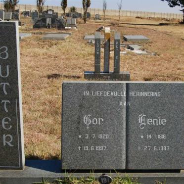 BUTTER Cor 1920-1997 &amp; Lenie 1918-1997
