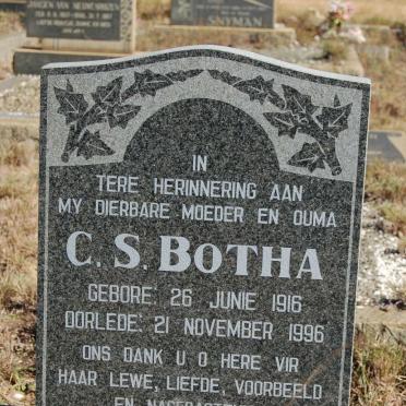 BOTHA C.S. 1916-1996