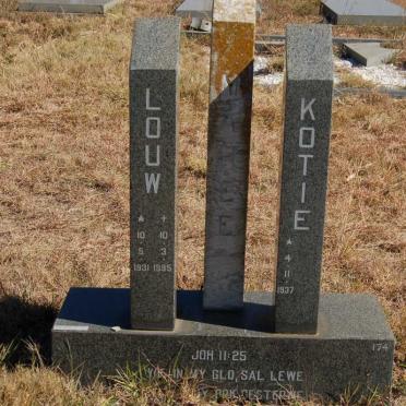 MAREE Louw 1931-1995 &amp; Kotie 1937-