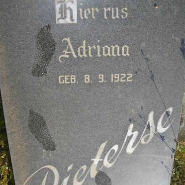 PIETERSE Adriana 1922-