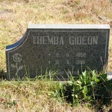SIMELANE Themba Gideon 1952-1996